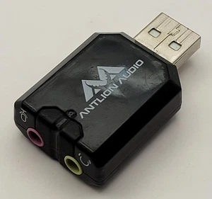 NUEVO Adaptador USB de audio para auriculares/micrófono Antlion FG-UAUDV1-C119 Win, Mac, Linus - Imagen 1 de 2