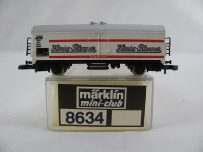 Marklin Mini-Club Z Scale Konig-Pilsner Beer Billboard Reefer Box Car #8634 EX - Image 1 of 4