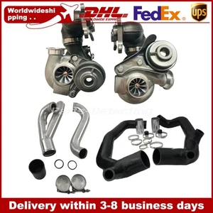 For 335i LHD N54 V3 TD04-19T Twin Turbocharger+2" inlet outlet pipes - Bild 1 von 8