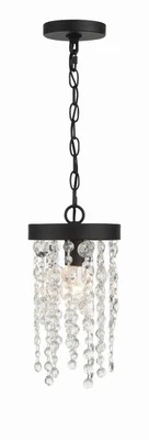 Crystorama Lighting Group WIN-610-CL-MWP Winham 7"W Crystal Mini - черный - Изображение 1 из 4