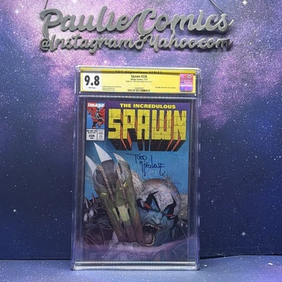 Spawn #226 CGC SS 9.8 Todd McFarlane Signed Hulk 340 Homage Image Comics - Image 1 of 4