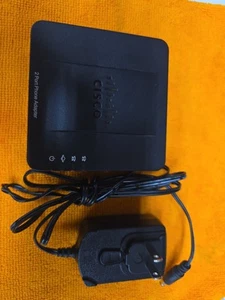 Cisco SPA112 Ethernet VoIP ATA 2-Port Phone Adapter SPA112 - Photo 1/2