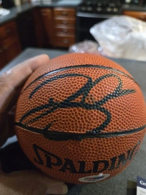 Bucks Ray Allen Authentic Mini - Signed Spalding Indoor/Outdoor Basketball  - Image 1 of 4