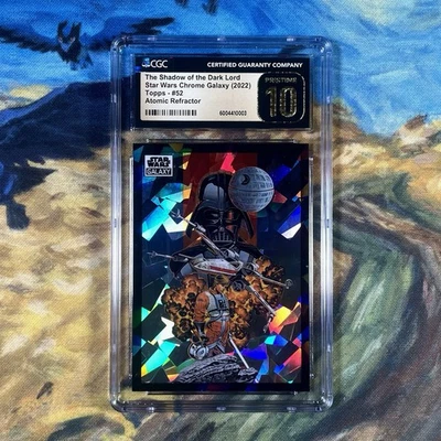 Topps 2022 Star Wars Chrome Galaxy The Shadow of the Dark Lord Atomic/150 POP 1 Foto 1 de 4