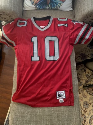 Camiseta deportiva Mitchell & Ness 48 Steve Bartkowski 1980 Atlanta Falcons; gran forma Foto 1 de 4
