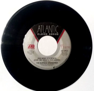 BUFFALO SPRINGFIELD - For What It's Worth / Rock 'N Roll Woman - 45 OS-13073 - Image 1 of 4