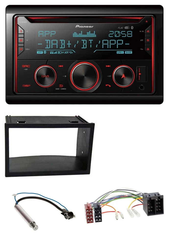 Pioneer 2DIN DAB MP3 Bluetooth USB CD Autoradio für Seat Ibiza (2002-2008) - Bild 1 von 4