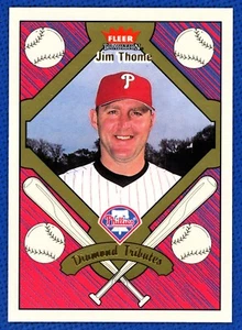 Jim Thome #5DT (2004 Fleer Tradition) Diamond Tributes, Phillies, HOF - Picture 1 of 2