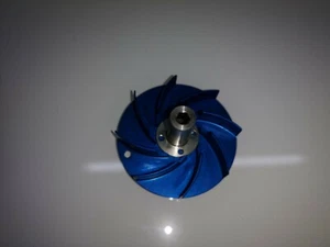 Rueda de ventilador de aluminio Robbe Mosktio + cono de arranque de 6 cantos de acero inoxidable (nuevo) - Imagen 1 de 5