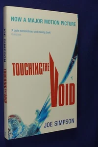 TOUCHING THE VOID Joe Simpson MOUNTAIN CLIMBING ACCIDENT PERU Clasic Book - Picture 1 of 12