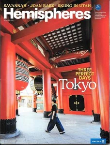 United Airlines HEMISPHERES Magazine - November 2023 Three Perfect Days Tokyo - Picture 1 of 1