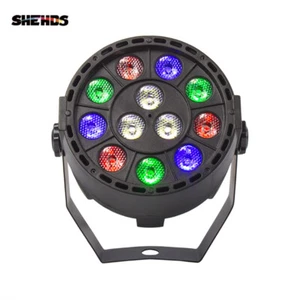 SHEHDS LED Flat Par 12x3W RGBW Lighting For DJ Disco Stage Effect Party Club - Picture 1 of 19