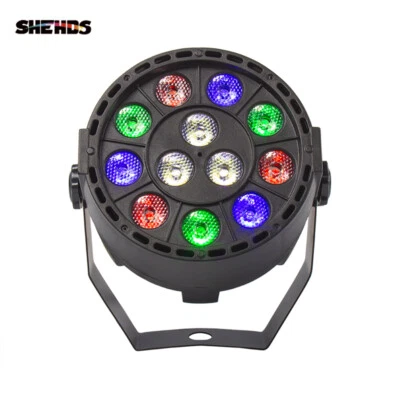 SHEHDS LED Flat Par 12x3W RGBW Lighting For DJ Disco Stage Effect Party Club - Image 1 of 4
