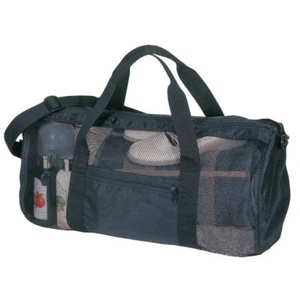 20" Nylon Netz Rund Fitness Seesack Mehrzweck Leicht Ausrüstung Geräumig - Bild 1 von 1