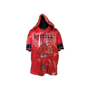 Blink Friction Sweatshirt Retro Vintage Remade Skater Red Handmade M Hoodie - Picture 1 of 7