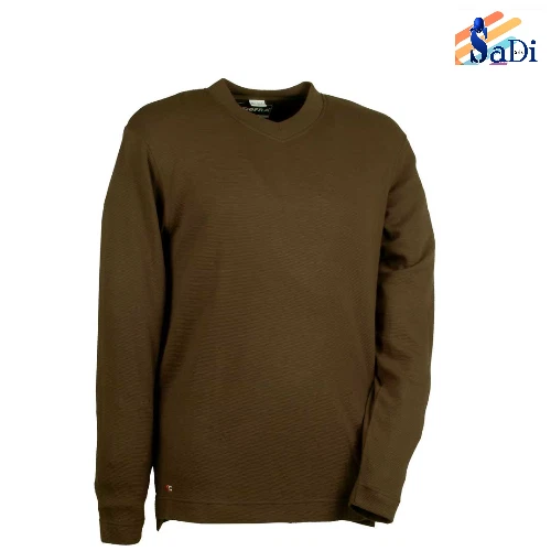 MAGLIETTA DA LAVORO MANICA LUNGA COFRA ALMADA T-SHIRT COLOR FANGO - Immagine 1 di 1