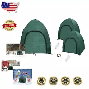 Durable Plant Protection Covers for Snow & Frost - With Zipper Access (2 Pack) - Picture 1 of 8