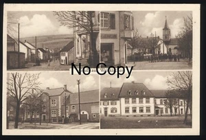 Postal Weiskirchen Bez. Trier Lk. Merzig-Wadern 4 mapa fotográfico Hotel Hofhaus - Imagen 1 de 2