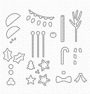 My Favorite Things Die-namics "Christmas Garnish" | Stanzschablone | Stanze | .. - Bild 1 von 1
