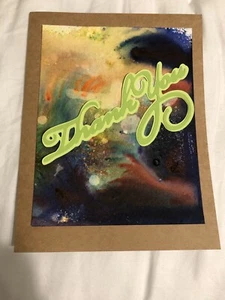 Dos tarjetas de agradecimiento Galaxy con sobres - Imagen 1 de 6