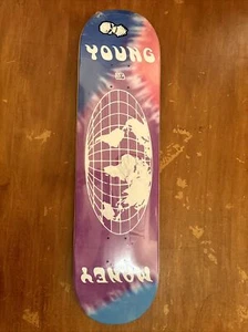 Lil Wayne Young Money x American Eagle AE tabla de skate auténtica púrpura NUEVO - Imagen 1 de 9