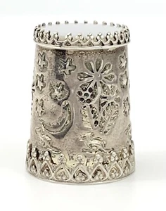 Seltener Syd Oates Sterling Silber Fingerhut Australien - Bild 1 von 7