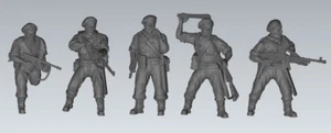 WW2 Australian Independent Company Commandos x9 figures (28mm Scale) - Picture 1 of 2