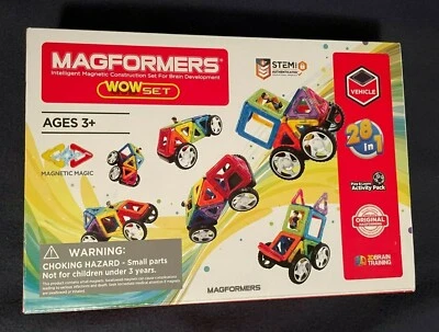 Magformers 16-Piece WOW Vehicle Set Line - NIB - Image 1 of 4