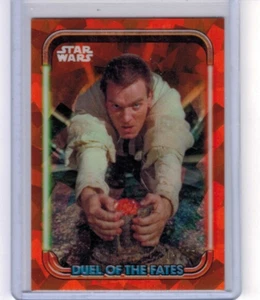 2024 Topps Cromo Zafiro Star Wars La Amenaza Fantasma Obi-Wan Kenobi 25/03 - Imagen 1 de 1