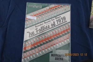 *RARE* 1939 Ice Follies Program Minneapolis Area - Picture 1 of 4
