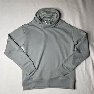 Under Armour Sweatshirt Mens Large Gray Mock Neck Pullover Sweater - Picture 1 of 8