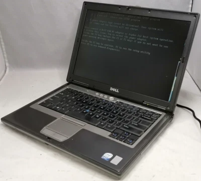 FOR PARTS 14.1" Dell Latitude D620 (T5500/1.66 GHz/1 GB RAM/NO HDD) - Image 1 of 4