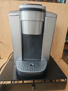 Keurig K-Elite Einzelportion K-Tasse Pod Kaffeemaschine mit Halter - gebürstetes Silber - Bild 1 von 9