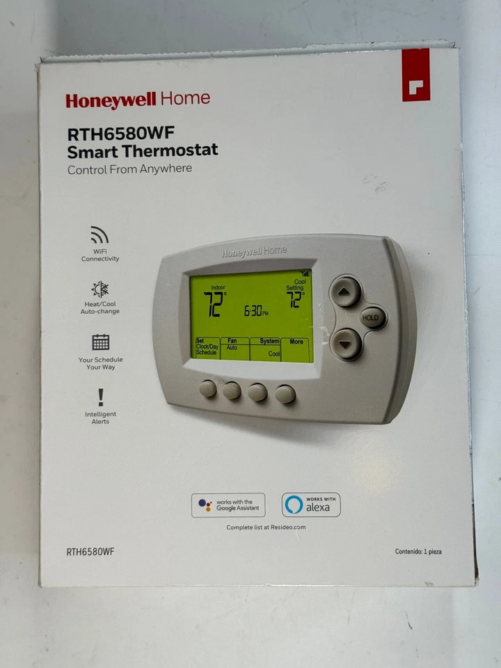 Honeywell Home RTH6580WF Wi-Fi 7-Day Programmable Thermostat with C wire - Image 1 of 1