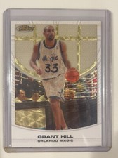 2005-06 Topps Finest Basketball #7 Grant Hill White Framed Superfractor 1/1