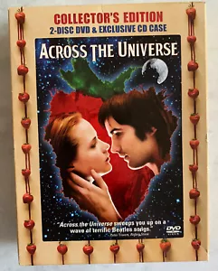 Across the Universe Collectors Edition DVD W/ Exclusive CD Case, Very Rare! OOP - Imagen 1 de 6