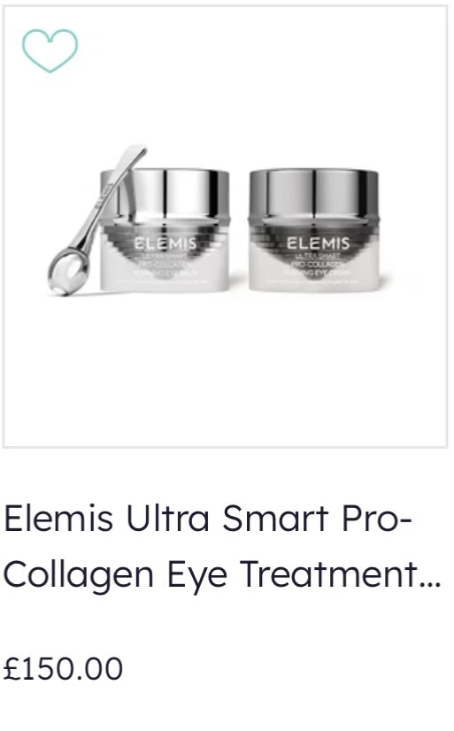 ‘ELEMIS ULTRA SMART PRO~COLLAGEN EYE TREATMENT 2 X 10ML EXPIRY 2027, TRACKED p+p - Image 1 of 1