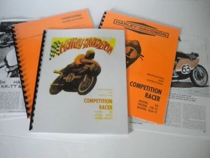 Harley-Davidson KR,KRTT & XLRTT Shop Service(2) & Parts Manuals-NEW - Bild 1 von 11
