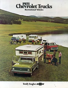 Chevrolet Trucks 'Recreational Vehicles' 1971 Dealer Brochure - Picture 1 of 2