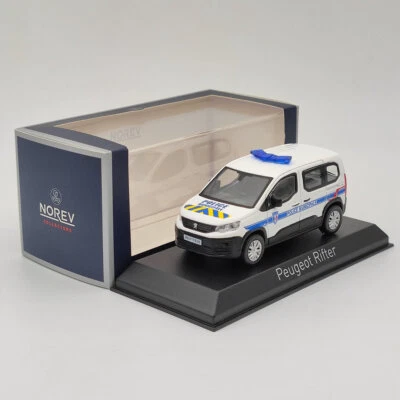 Norev 1/43 Peugeot Rifter Van Diecast Model Police Car Christmas Gift Collection - Image 1 of 4