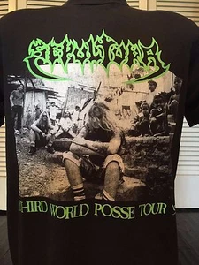 Seltenes Vintage 1992 Sepultura Third World Posse Tour Shirt Größe Large Rock Metal - Bild 1 von 6