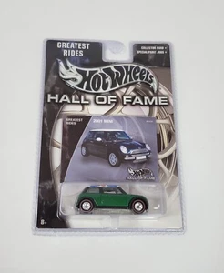 Hot Wheels Hall of Fame 2001 Mini Cooper Forest green greatest rides sealed  - Picture 1 of 8