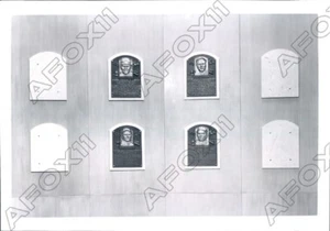 1961 MLB HOF Inductees Max Carey & Billy Hamilton Plakette Standort Pressefoto - Bild 1 von 2