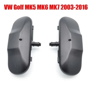 2Pcs Front Windshield Wiper Washer Hood Jet Sprayer Nozzle For VW Golf 03-16 - Picture 1 of 10