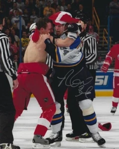 Signed 8x10 REED LOW St Louis Blues Autographed Photo - COA - Picture 1 of 1