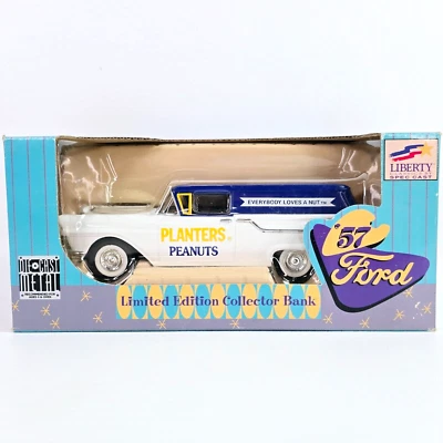 1996 Liberty Classics Planters Peanuts 1957 Ford Collector Coin Bank Die-Cast - Image 1 of 4