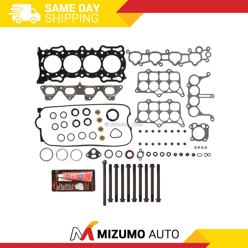MLS Head Gasket Bolts Set Fit 90-96 Honda Accord Prelude 2.2 F22A1 F22A4 F22A6 - Image 1 of 4