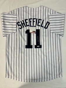 Gary Sheffield GOAT New York Yankees Signed Autographed Jersey PSA/DNA COA - Picture 1 of 8