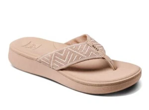 Sandalia Mujer Arrecife Cojín Nube Súper Moldeada Chanclas CJ3582 Color Oasis Nueva - Imagen 1 de 6