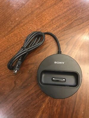 Adaptador de puerto de medios digitales Sony modelo TDM-iP10 Apple iPod estación de base de carga Foto 1 de 4